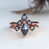Jade Rose Ring Set