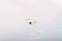 Image 2 of Tiny Blackstar Open Ring