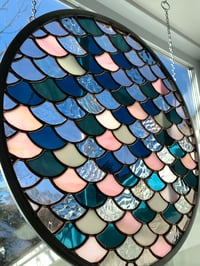 Image 4 of Mermaid Scales Round Panel