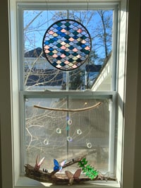 Image 3 of Mermaid Scales Round Panel
