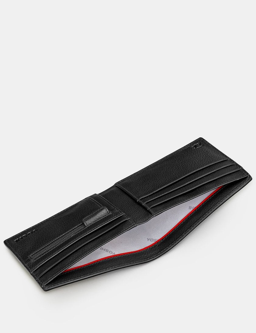 Lightning Bolt black leather Wallet