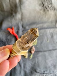 Image 3 of Lakshmi and smokey quartz necklace 