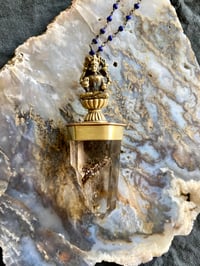 Image 2 of Lakshmi and smokey quartz necklace 