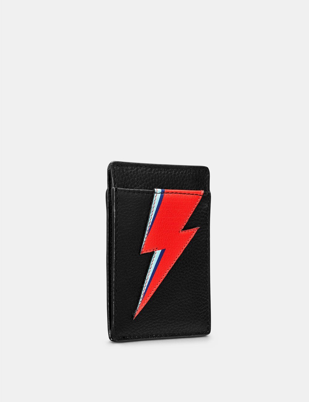 Lightning Bolt Compact Leather Card Holder