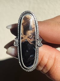 Image 4 of Crescent Moon Ring size 6.5-6.75