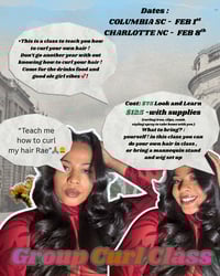 GROUP CURLING CLASS FEB 8, Charlotte Nc