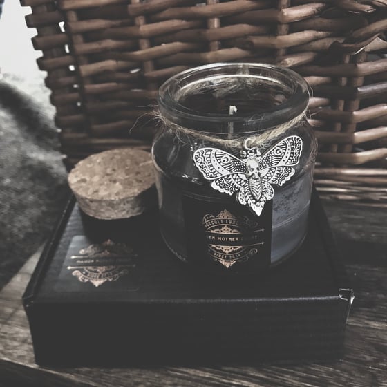 Image of “Witches Brew” Black Candle 