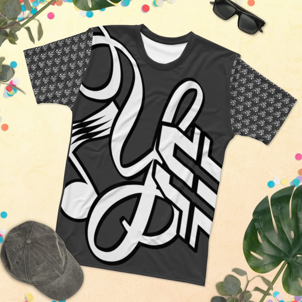 Image of YStress Exclusive Men's Grey, White and Black T-shirt