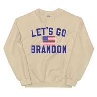 Image 6 of Let's Go Brandon Blue - Unisex Sweatshirt