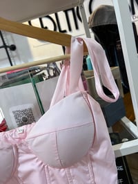 Image 2 of pink tie bow bustier 