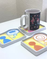 Image 3 of Tomodachi Life Window Coasters ❤️(READ DESCRIPTION)