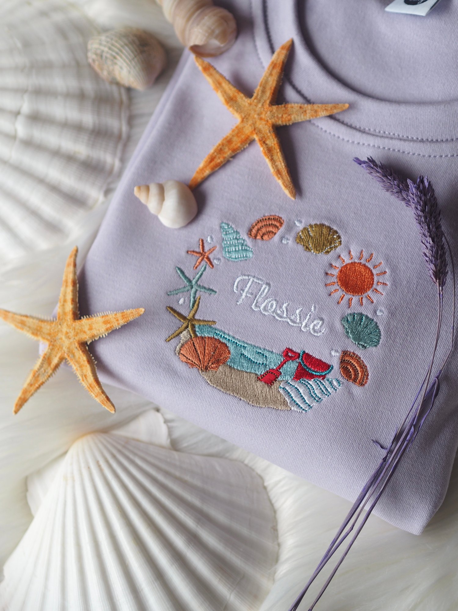 Image of Sea Shells & Sunshine - Lilac Tee