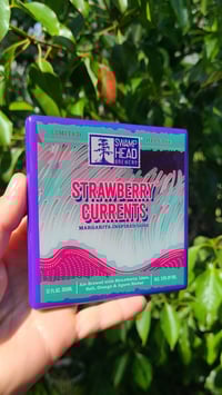Image 3 of Swamphead Brewing "Strawberry Currents" Craft Coaster 