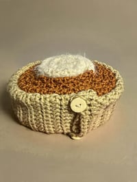 Image 4 of Crochet pumpkin pie scarf