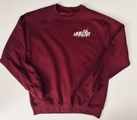 Image 4 of AS25.AW Thanks Ah Crewneck Maroon