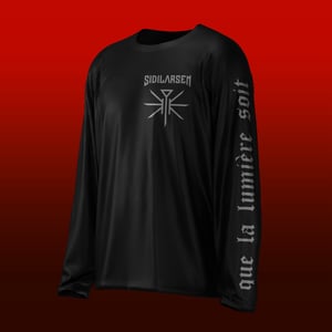 Image of SOLDES : Shirt longsleeve noir unisex (-50%)