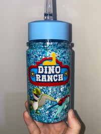 Image 1 of Dino ranch snowglobe drink bottle 