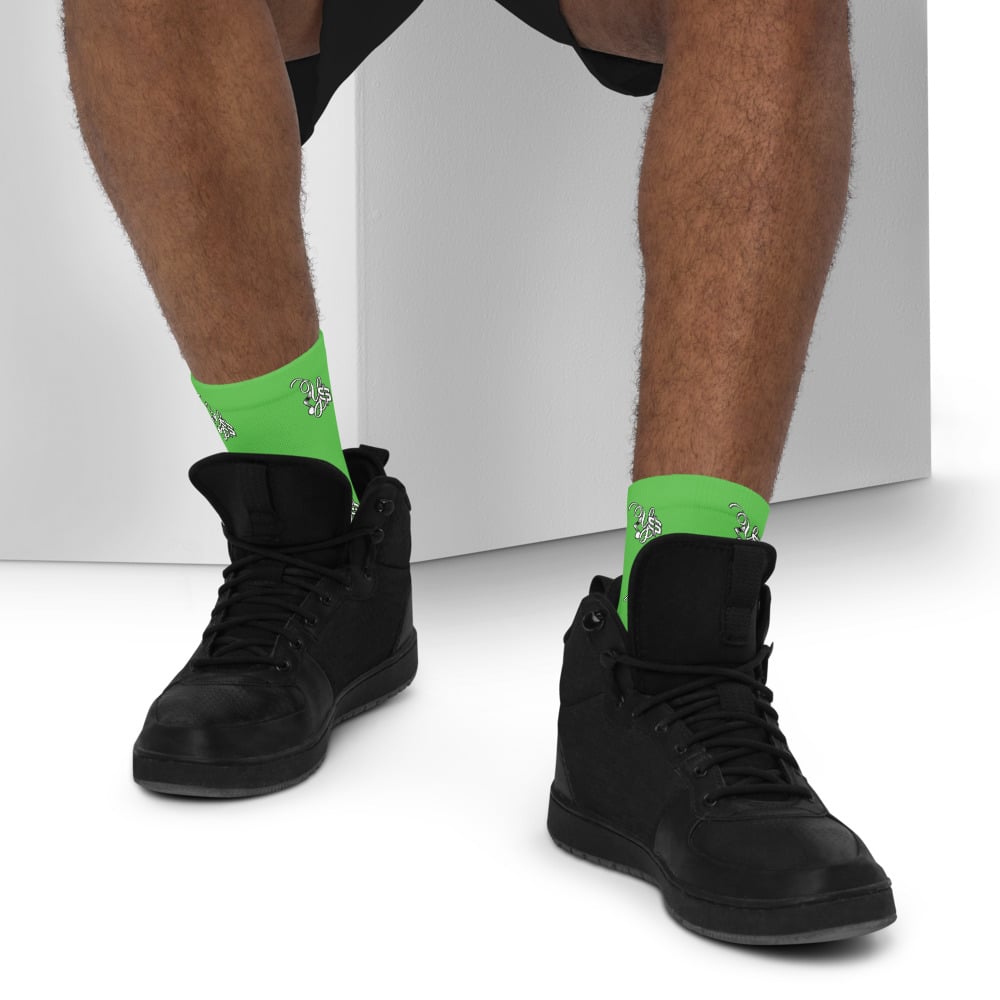 Image of YStress Exclusive Ankle socks (Neon Green)
