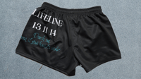 Image 2 of SUICIDE AWARENESS FOOTY SHORTS - PRE ORDER