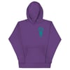 Teal Print LB Pullover