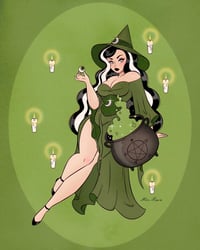 Witchcraft In The Season Of The Witch Print