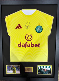 Signed Framed Kasper Schmiechel / Front Shirt