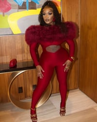 Image 13 of Barbie Fur top jumpsuit 