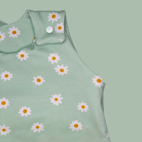 Image 1 of Mint Daisy Romper