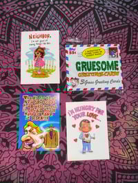 Image 3 of Topps Gruesome Greetings  w/ Scratch 'n Stink Cards 1992  (x5)