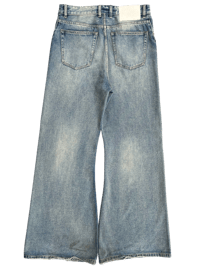 Image 2 of MM6 Margiela Wide Leg Flare Jeans - 32