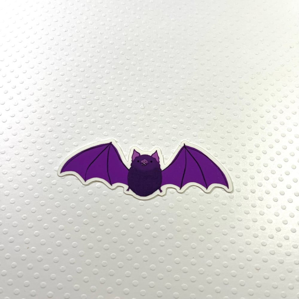 Image of derpy bat sticker 