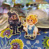 Image 3 of Pirate Pals Wooden Pin Set