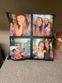 Image 1 of Custom Pillow Case with pillow