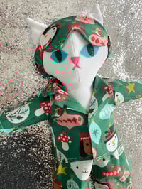 Image 3 of Christmas PJ Cat