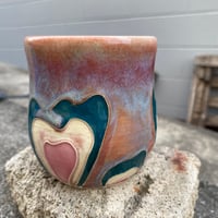 Image 3 of Shell Pink Petal Motif Cup