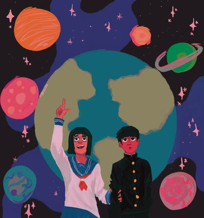 Image of (MP100) SPACE LOVERS PRINT