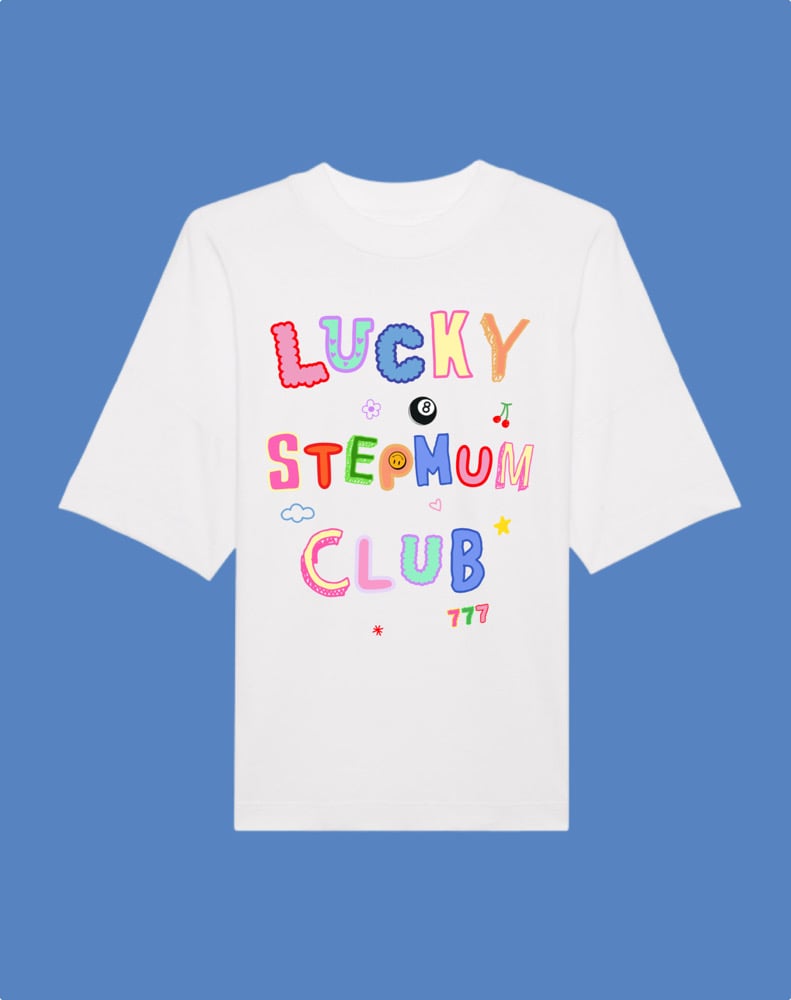 Image of the lucky club tees/sweater 