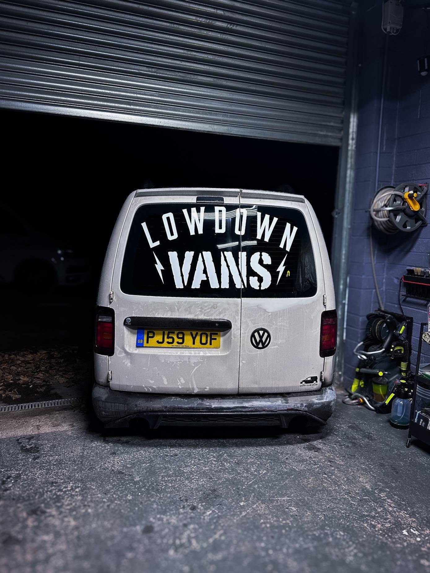 Image of 100x58cm new Style lowdown vans rear window sticker