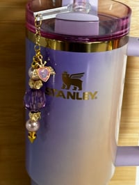 Image 3 of Glinda the Good Witch Inspired Tumbler Straw Bauble