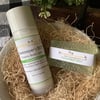 Beekeeper’s BEST Cucumber Mint Goat Milk and Honey Body Lotion and Honeybee Glycerin Soap Duo