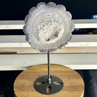 Image 2 of Druzy Agate Sunflower On Stand (30A)