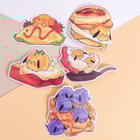 Image 1 of Savory Breakfast Pup Stickers