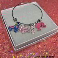 Image 3 of Barbie girl  silver bangle