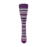Image 1 of Purple Stripes Fashion Compression Sock