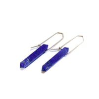 Image 1 of Lapis Point Earrings 