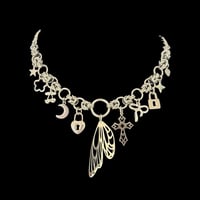 Image 1 of Butterfly Garden Charm Necklace