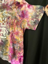 Image 3 of XL Hail Satan Tie Dye Shirt 2