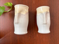 Image 1 of Yellow salt face tumblers 