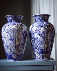 FLA Delft Vase (set of 2)