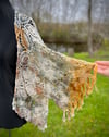 TieDyed Lace Shawl